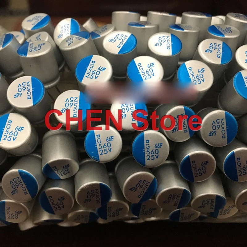 

20PCS NIPPON PSG 25V560UF 10X11.5MM Motherboard Solid Polymer Capacitor psg 560UF 25V CHEMI-CON Aluminum shell electrolysis