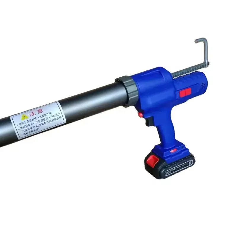 21V Battery Power Caulking Gun Electric Cartridge and Sausage Sealant Caulk with Lithium Batteries