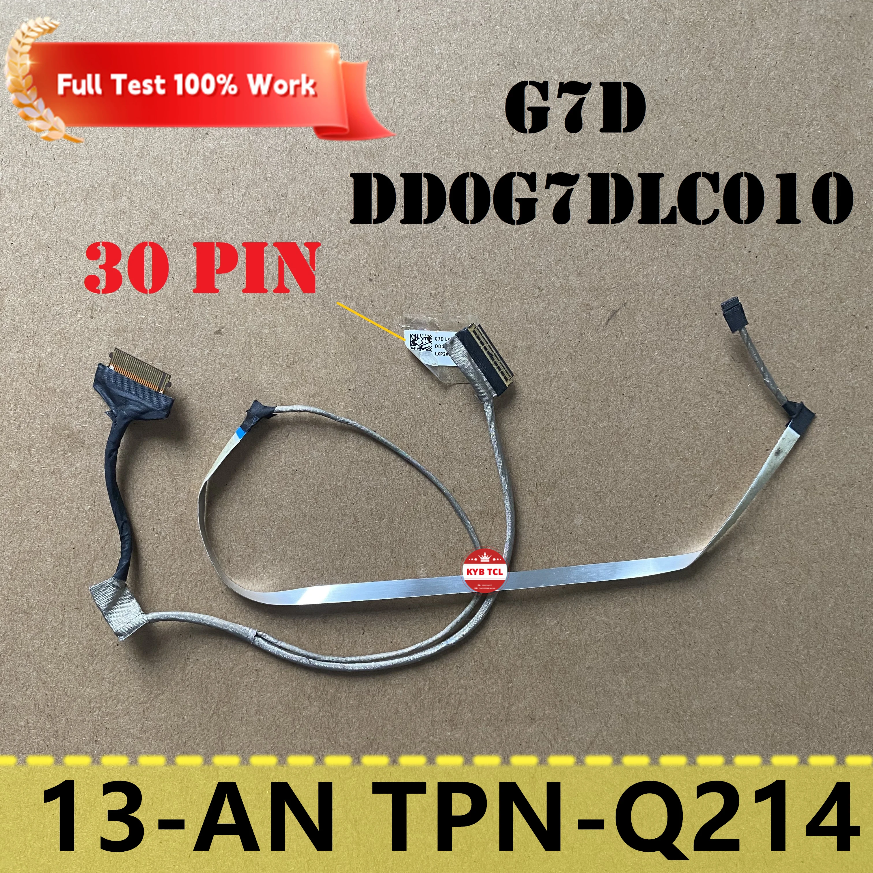 

Laptop LED LCD LVDS Screen Cable For Hp HP 13-AN 13-AN0031WM 13-AN0076TU TPN-Q214 DD0G7DLC010 G7D 30PIN