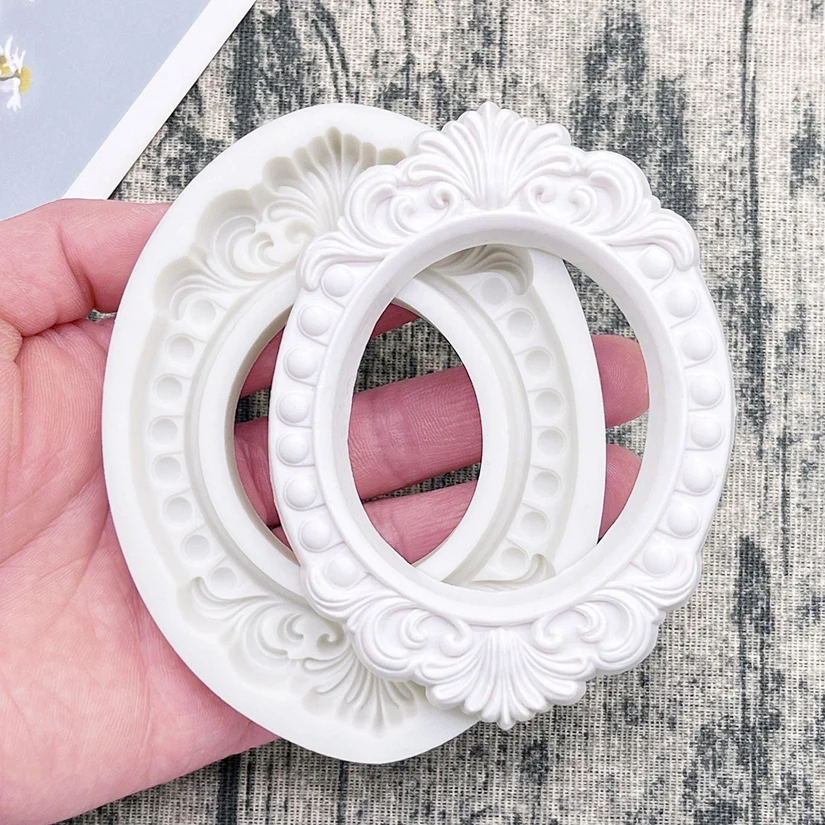 Rahmen Silikonform Sugarcraft Schokolade Cupcake Backform Fondant Kuchen Dekorieren Werkzeuge – Detail 19