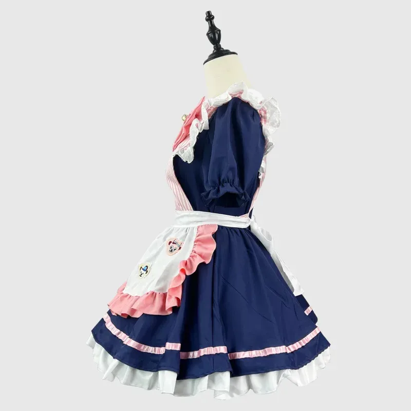 新作可愛いロリータ猫メイド服コスプレ猫ガールメイドドレススーツ、ウェイトレスメイドパーティー舞台衣装s-5xl-xgf54kyu
