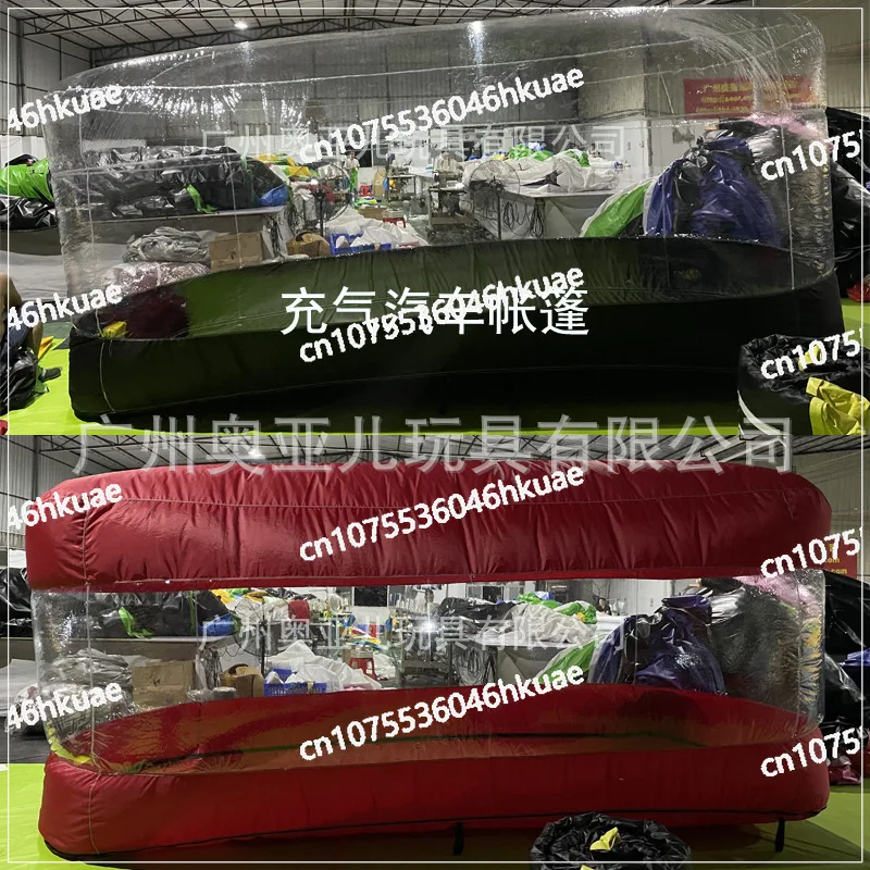 inflatable transparent parking tent exhibition beauty repair car spray paint canopy PVC dust car cover Oxford cloth  PVC