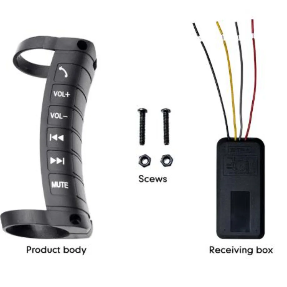 

Беспроводная кнопка на рулевом колесе, пульт дистанционного управления для 2-din DVD-контроллера, подходит для различных транспортных средств, прямая замена ABS + PU