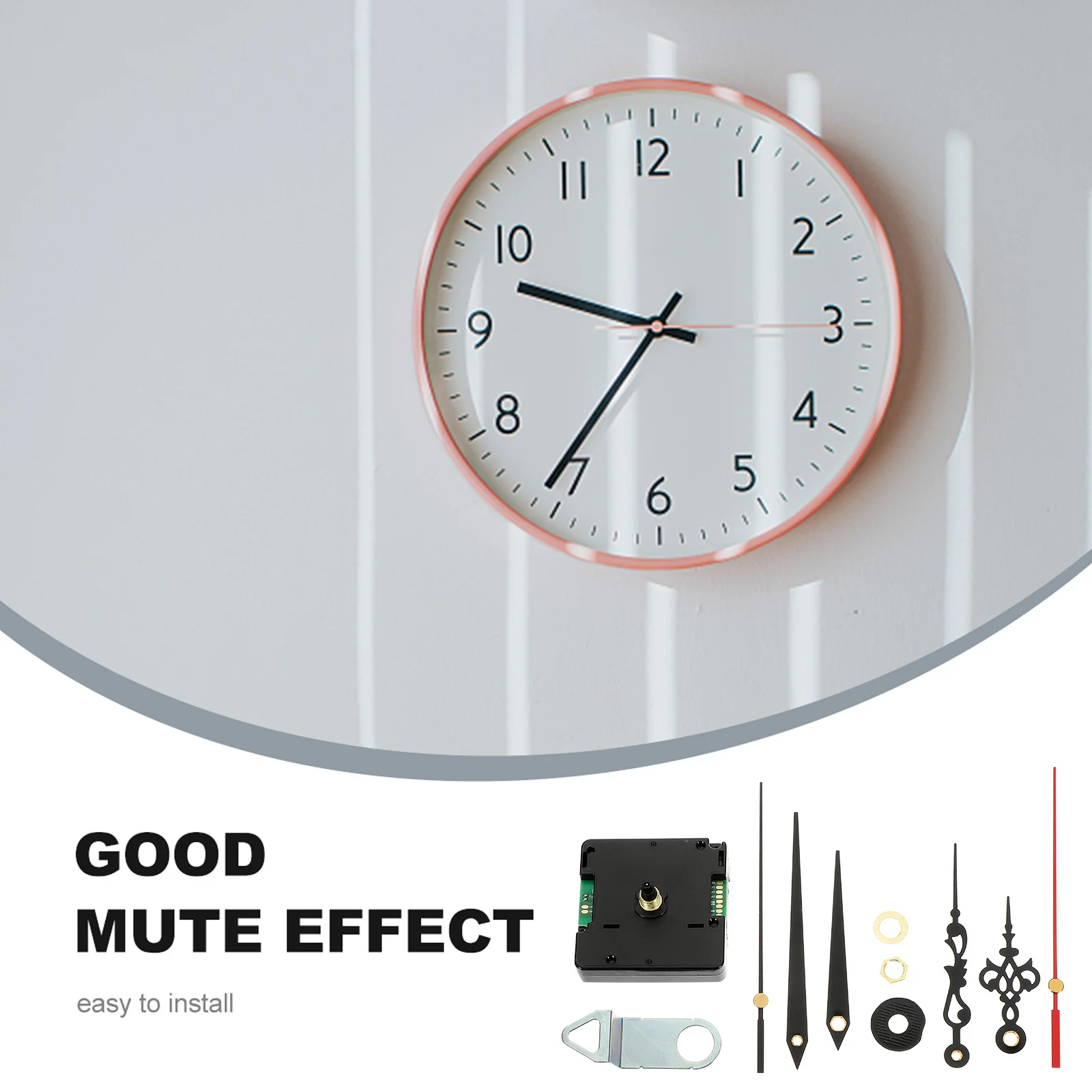 

DIY Wall Clock Movement Clock Mechanism Replacement Repair Parts Automatic Time Adjustment Movement