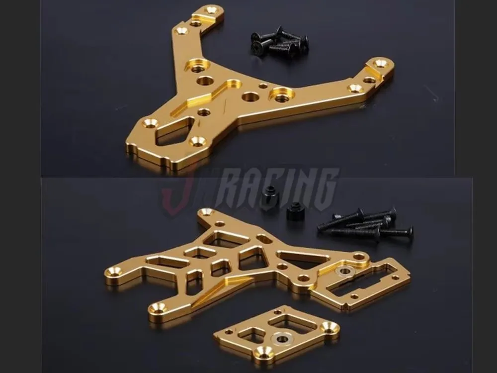 Obróbka CNC, w całości metalowa, pogrubiona przednia i tylna płyta podwozia do ROVAN KM HPI BAJA 5B 5T 5SC