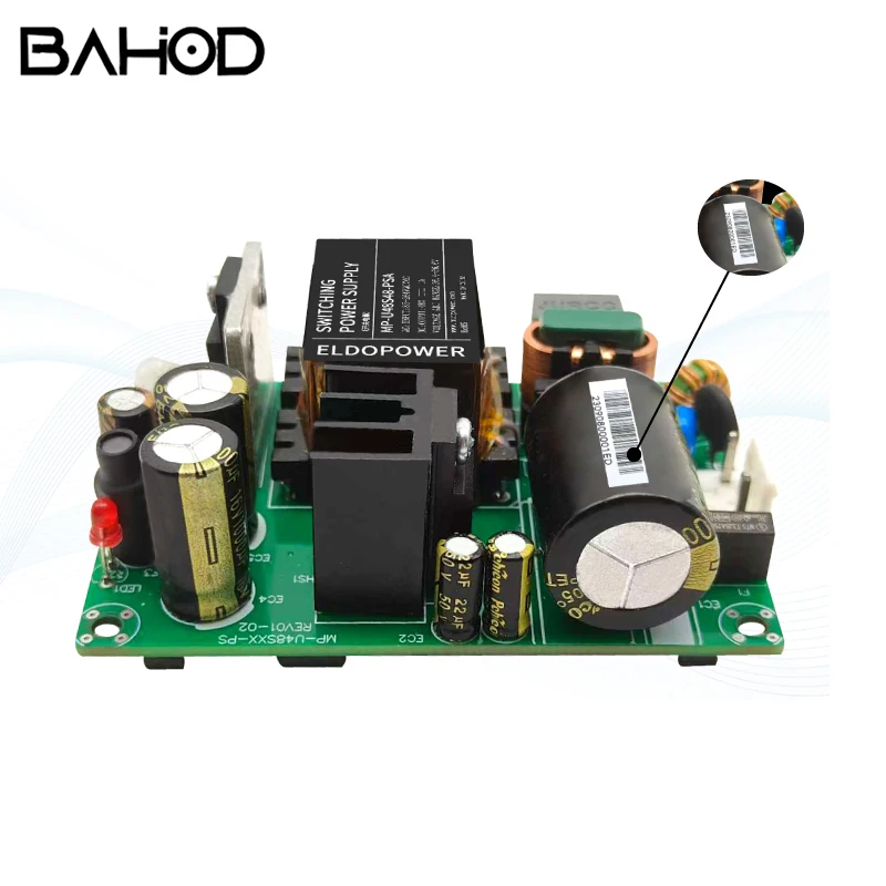 

AC-DC 48W 220V to 48V1A Power Board Small Size Low Ripple Voltage Regulated Isolation Power Module HIFI Amplifier