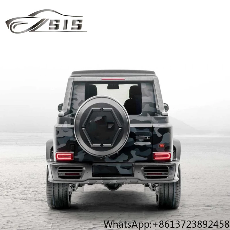 

G-Class W463a 2018-2022 Year Spare Tire Cover for W464 G500 G63 G550 G65 G400d Dry Carbon Fiber Tire Cover Wheel Auto Car Tyre