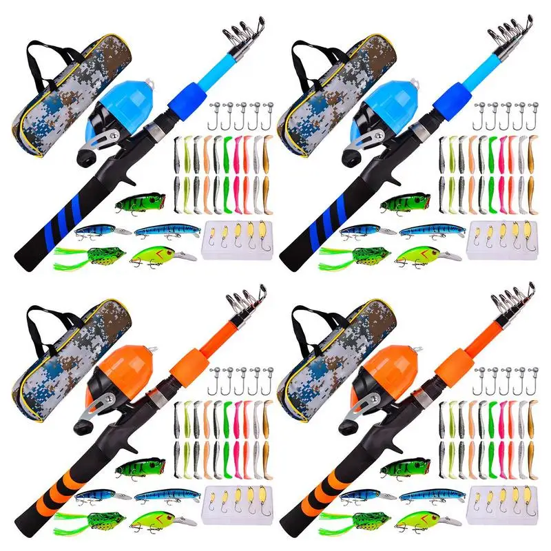

Telescopic Fishing Rod And Reel Combo Kids Fishing Rod And Reel Combos Full Kit Fishing Pole Kids Fishing Rod And Reel Set