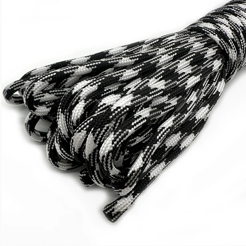 550 Paracord 7-adriges Kabeldurchmesser. 4mm Für Outdoor Camping Überleben Lanyard Fallschirm Seil Wandern Zelt Zubehör Armband
