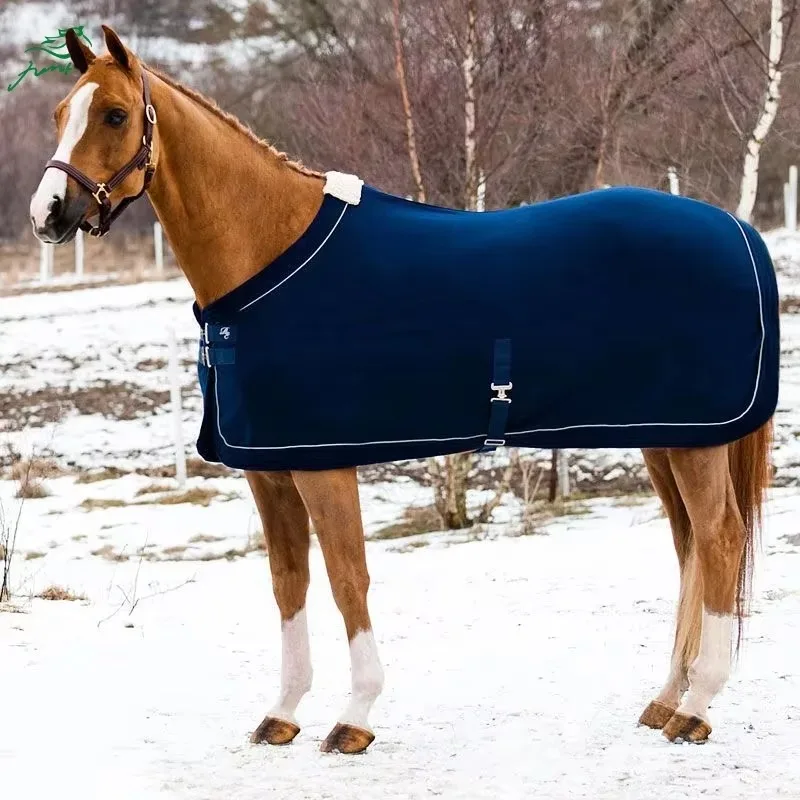 

Manufacturer High Quality Equestrian Polar Fleece Breathable Turnout Combo Blanket Racing Supplies Horse Rug