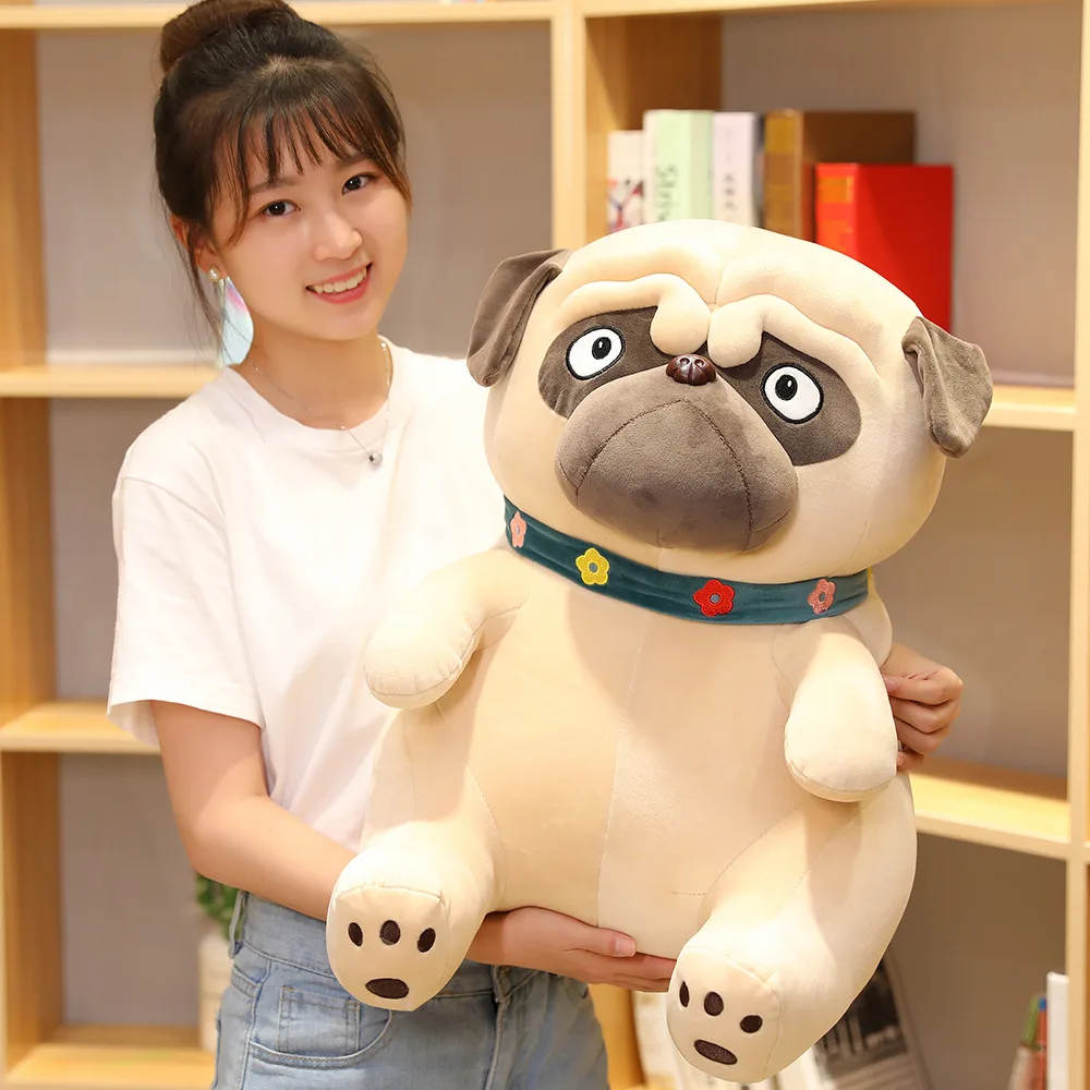 1PC 35-60CM New Shapi Dogs Doll Stuffed Simulation Plush Pug Lovely Puppy Pet Toy Plush Animal Toy Boys Birthday Kids