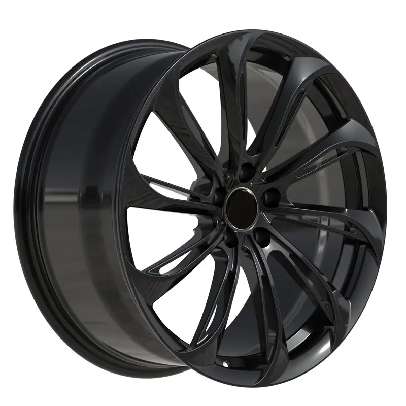 

High Performance Black Alloy Wheels 5*112 Standard 1 Piece Forged Aluminum Wheels Rims Monoblock T6061 Passenger Car Wheels