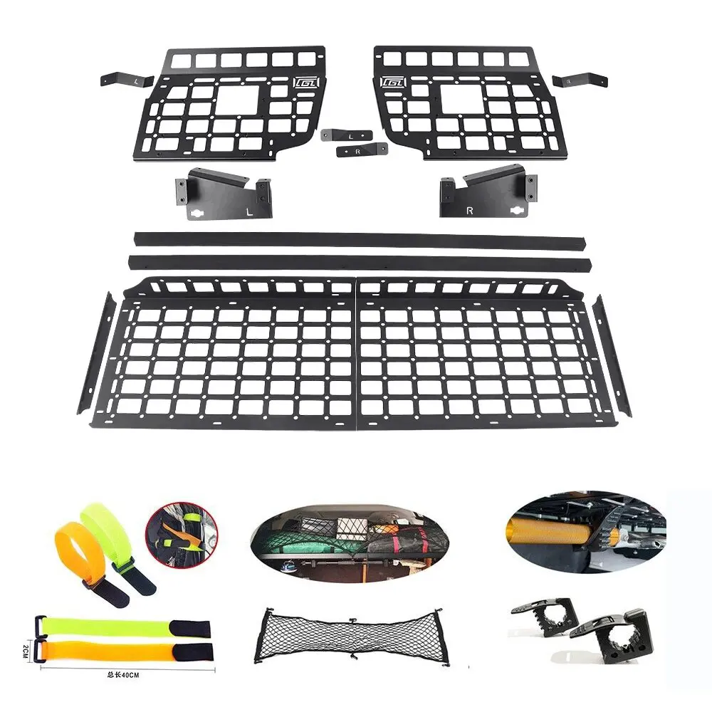 

Molle Panels Fit for Jetour Traveller T2 2023 2024 Car Rear Trunk Storage Rack Luggage Organizers Cargo Shelf Accessories