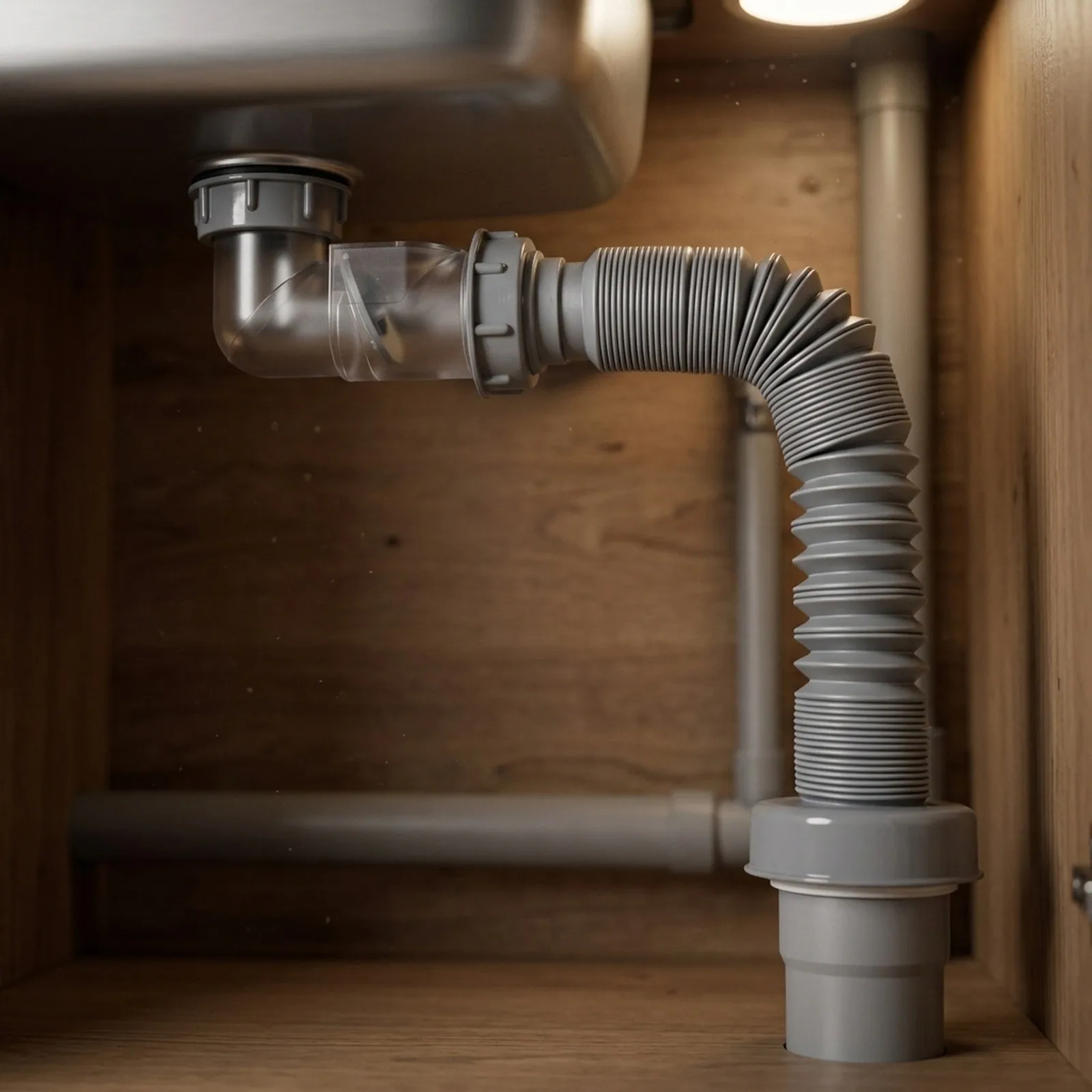 Bathroom Drainage Drain Hose Set Home Maintenance Garbage Filter Storage Design Fast Drainage Design Flexible Stretchable Length