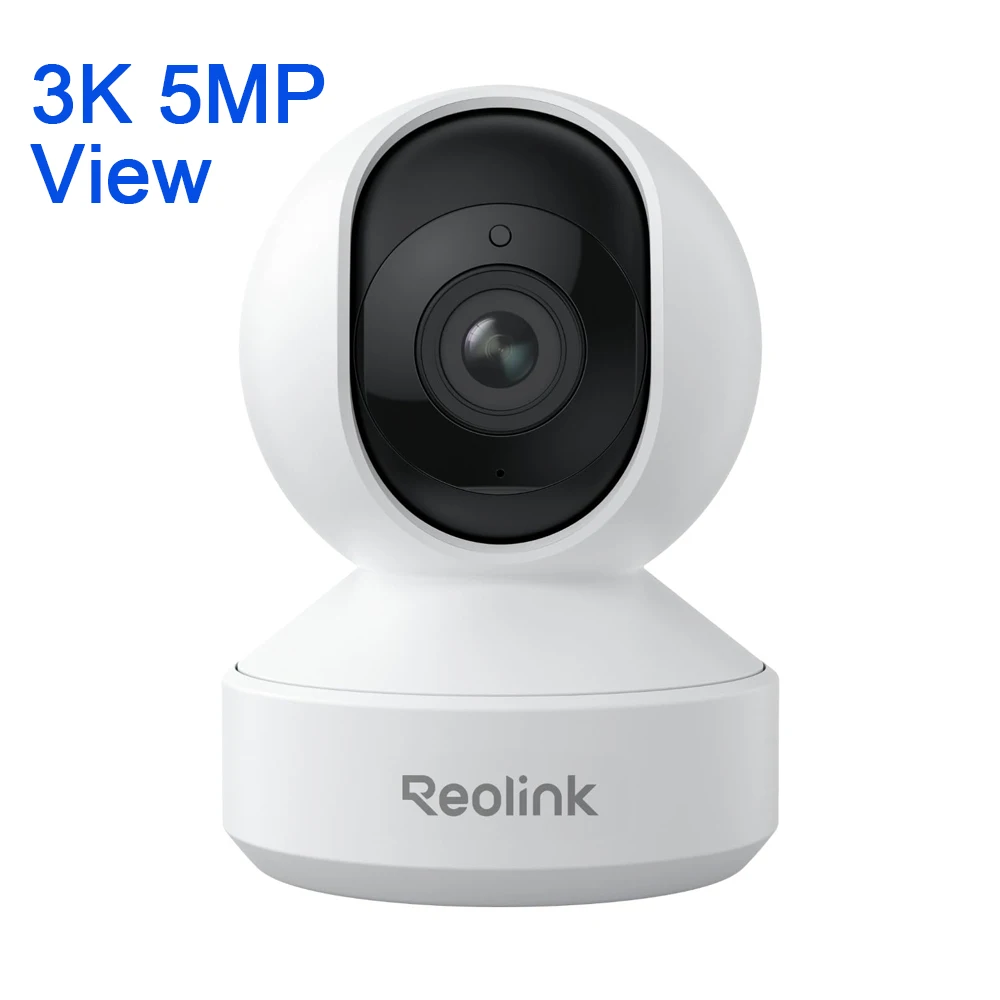 REOLINK E1 Pro 3K 5MP WiFi IP Camera PT Auto Tracking Indoor Baby Monitor Person/Pet/Crying Detection 2Way Audio Security Camera