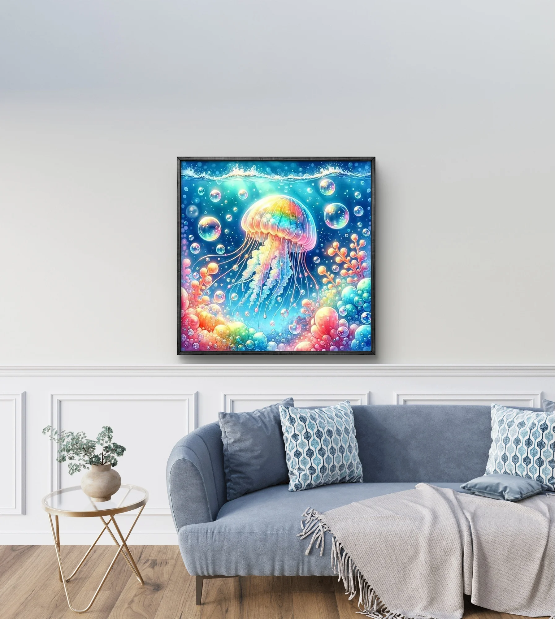 Cartoon Jellyfish 5D Diamond Painting Animals Picture Diy Diamond Embroidery Cross Stitch Adult Hand Gift Home Wall Art Decor