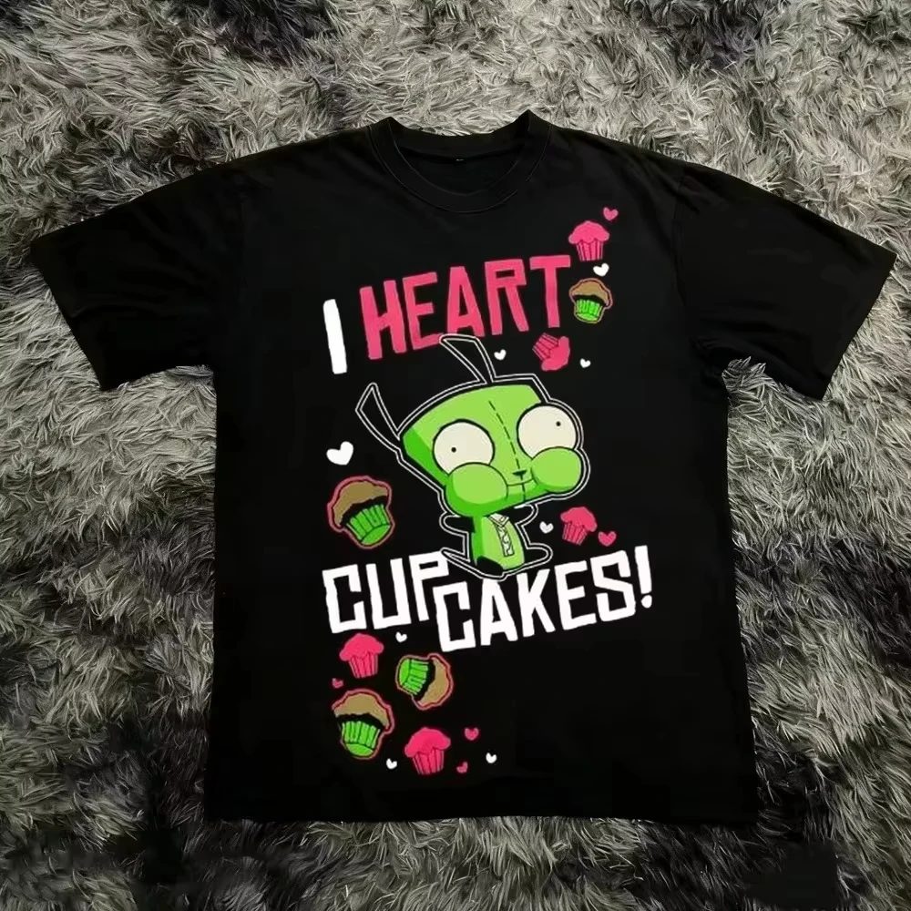 2026 Men's Cartoon Character Graphic Short Sleeve T-shirt Hip Hop Casual Tee