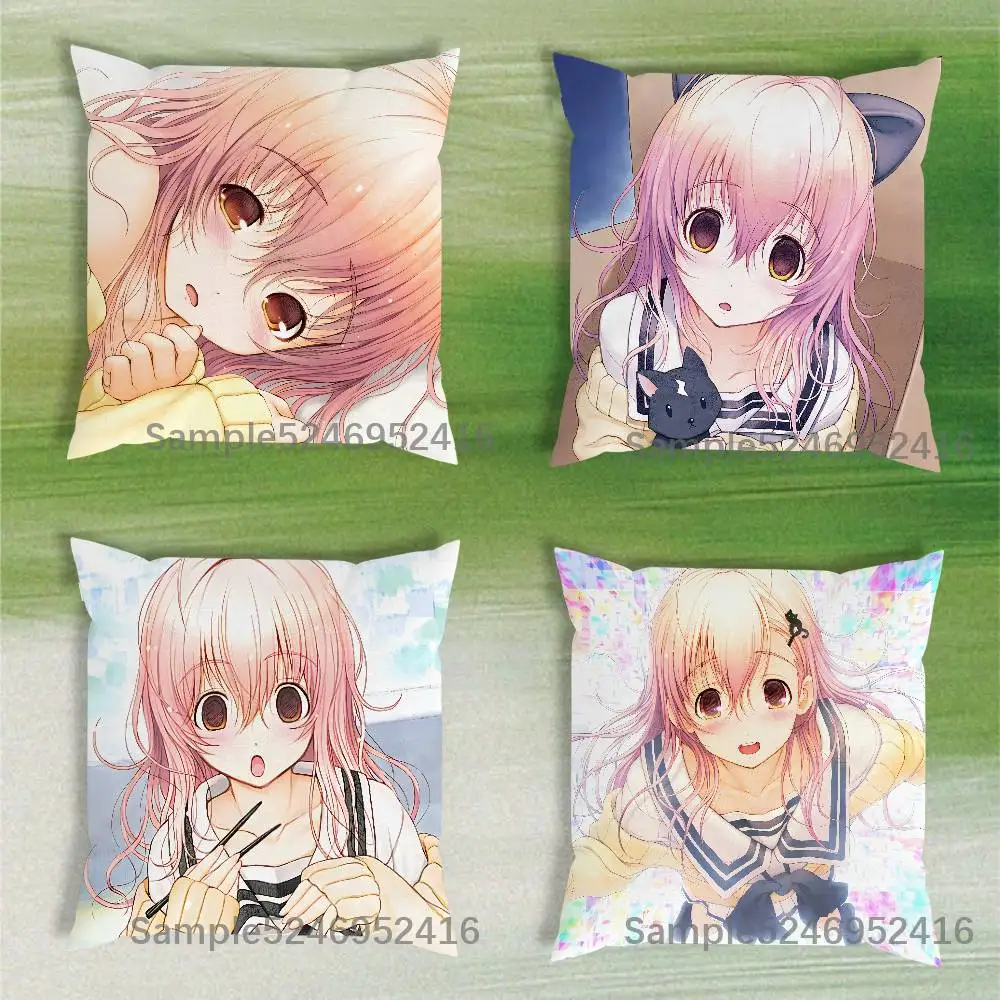 Aoi Mukou T-Totono Pillow Case Cover Square Sofa With For Pattern Comfortable Cushion suitable Of Room