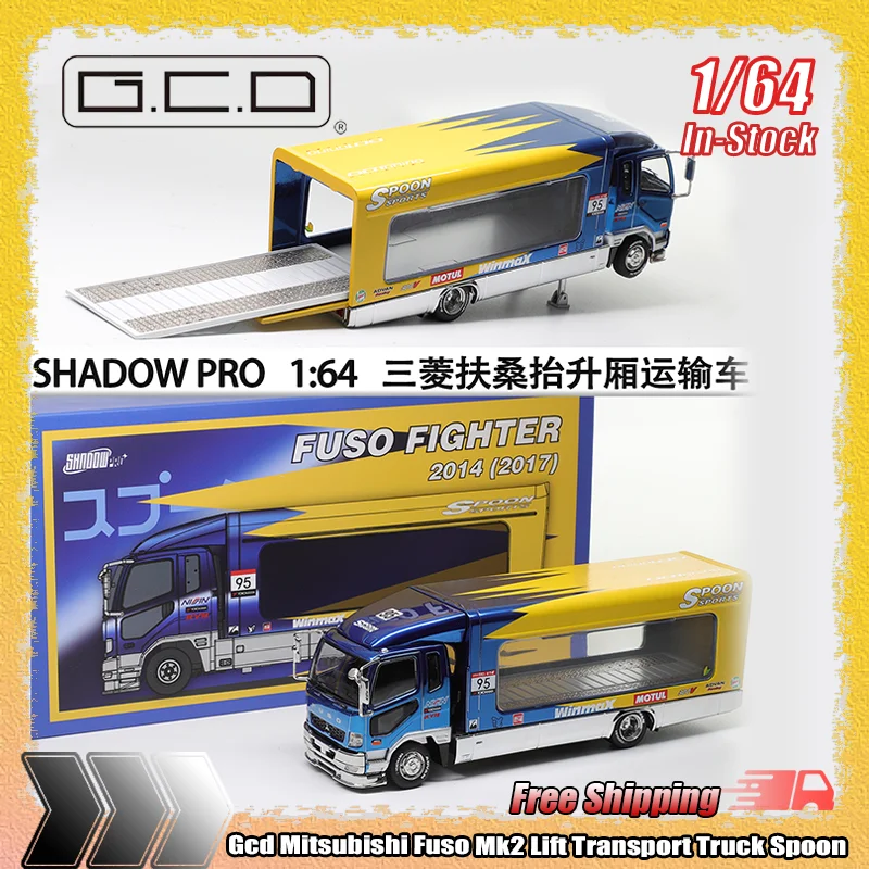 

Новый Gcd 1:64 Mitsubishi Fuso Mk2 подъемный транспортный грузовик, ложка, имитация сплава, миниатюрная литая под давлением модель, игрушка на заказ, подарок, коллекционная
