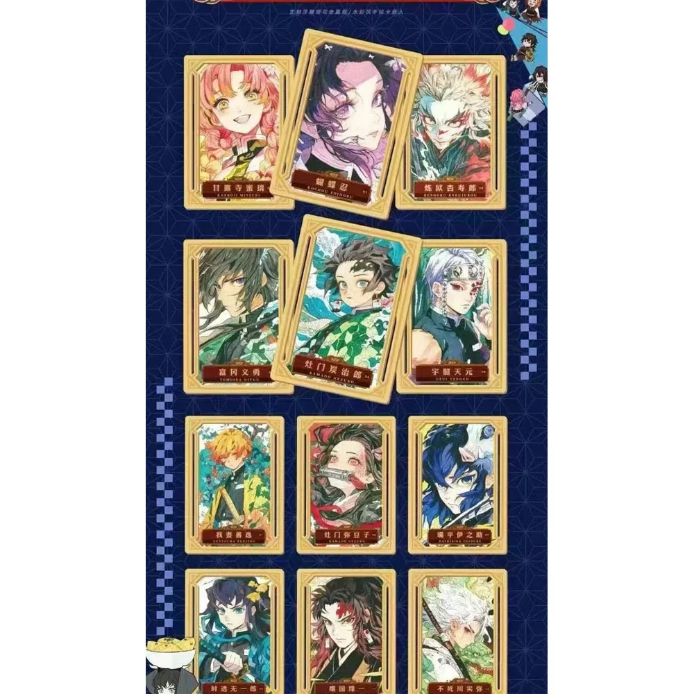 Hurtownia Pudełek Boosterów Kart Demon Slayer TCG Gra NR SSS Rzadkie Karty Kimetsu Yaiba Zabawki Stołowe Dla Rodziny Dzieci Prezenty Świąteczne