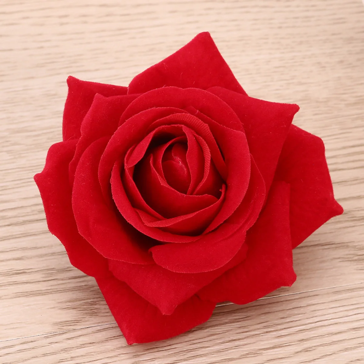 

1pcs Rose Clip For Women Floral Brooch Pin Fake Flower Accessory Rose Flower Brooches Prom Wedding Party Picnic Decor