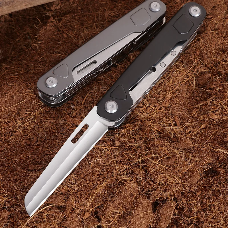 Outdoor multifunctional knife folding and easy to carry stainless steel knife car emergency window breaking tool