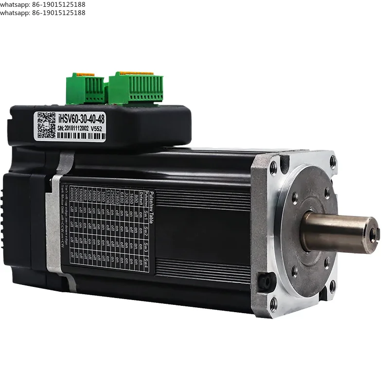 48V 400w servo motor set permanent magnet small machine 3000rpm 1.27NM, communication speed: 9.6Kbps