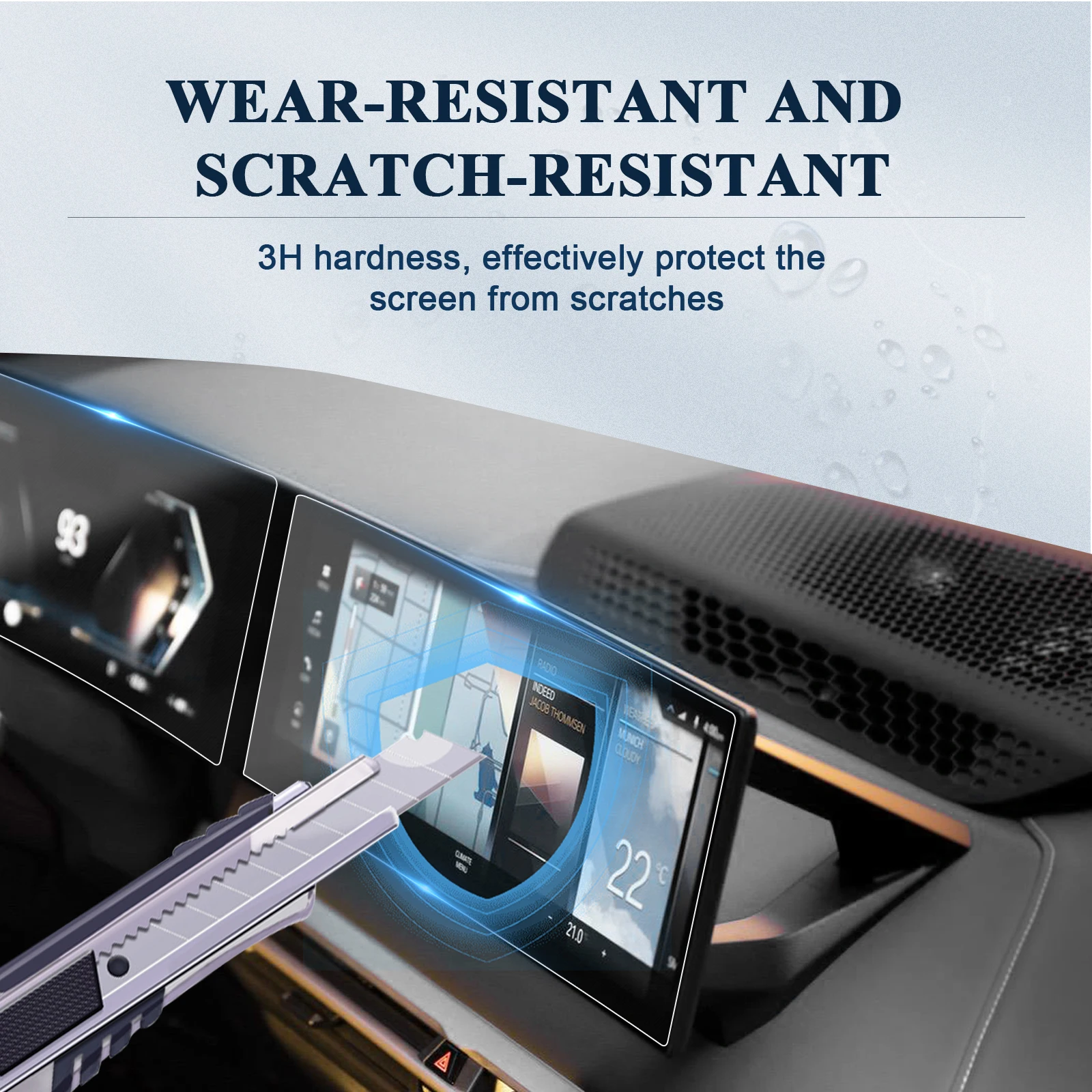 LFOTPP Nano Screen Protector for BMW iX I20 2022 2023 Car Central Control Information Display Auto Interior BMW iX Accessories