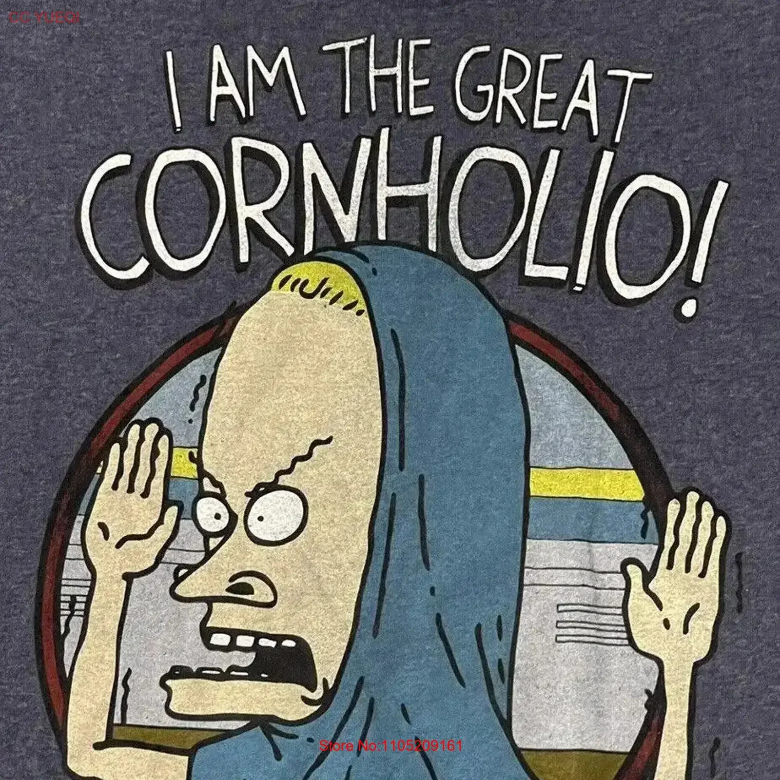 

Мужская футболка MTV Mike Judge Beavis And Butt Head I Am The Great Cornholio, винтажная стираная уличная одежда, удобная растянутая