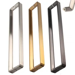 304 stainless steel triangular square pipe Round door handle Glass door handle Wooden door handle metal door handle(H-241)