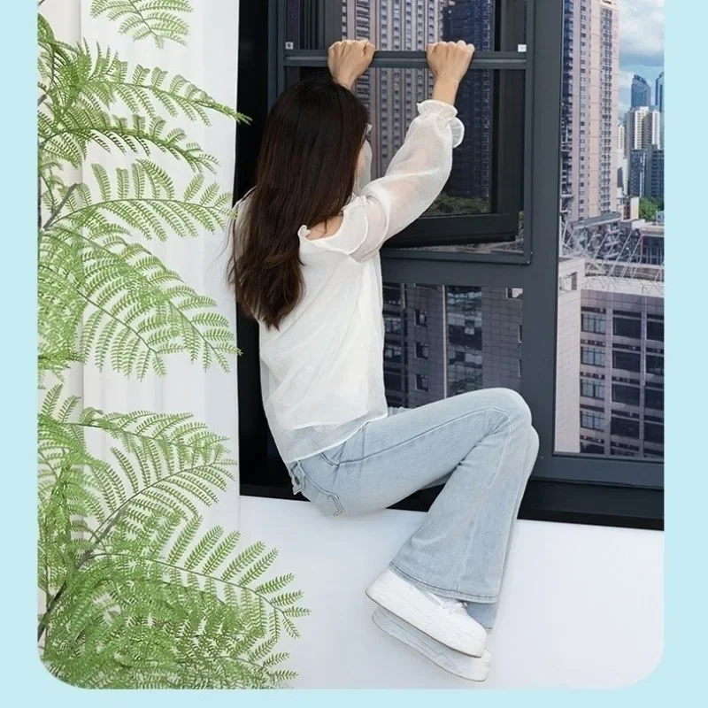 No punching anti-theft screen window guardrail