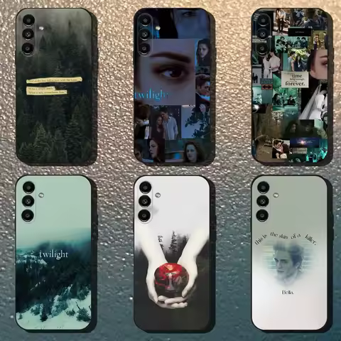 Twilight Phone Case For Samsung Galaxy A13,A21s,A22,A31,A32,A52,A53,A71,A80,Soft Black Shell