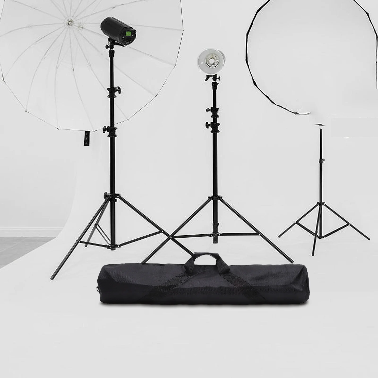 三脚ケースバッグ ポータブルライトスタンド収納バッグ ショルダーストラップ 写真撮影用キャリングポーチ 傷つきにくい三脚ケース