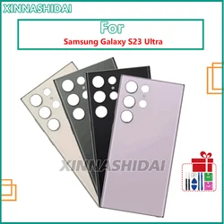 New For Samsung Galaxy S23 Ultra Back Battery Cover Rear Door Housing Rear Glass Case Replacement