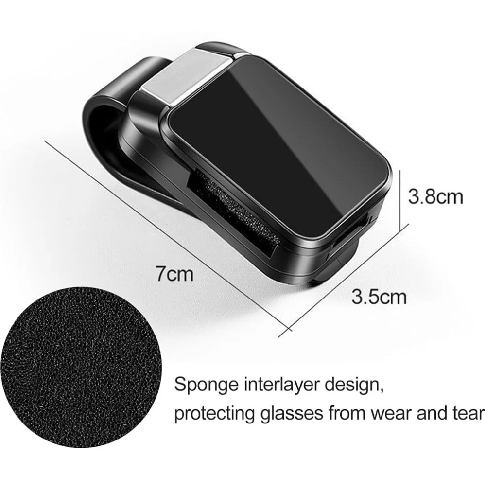 Multi Car Glasses Clip Eye Glasses Storage Holder Compact Storage Auto Interior Accessories Luxury Fashion Glasses Clip New