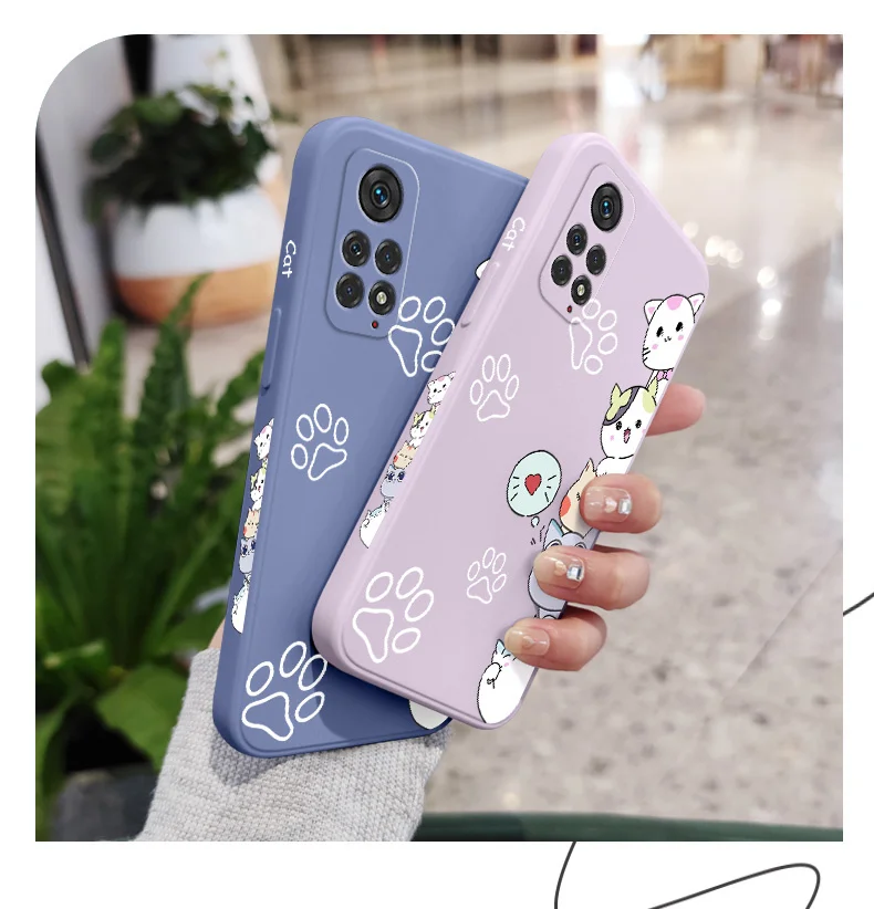 Stacking Cats Phone Case For Xiaomi Redmi Note 13 12 12S 11 11S 10 10A 10T 10S 9T 9 8 7 Pro Plus 10C 9A 9C 4G 5G Cover