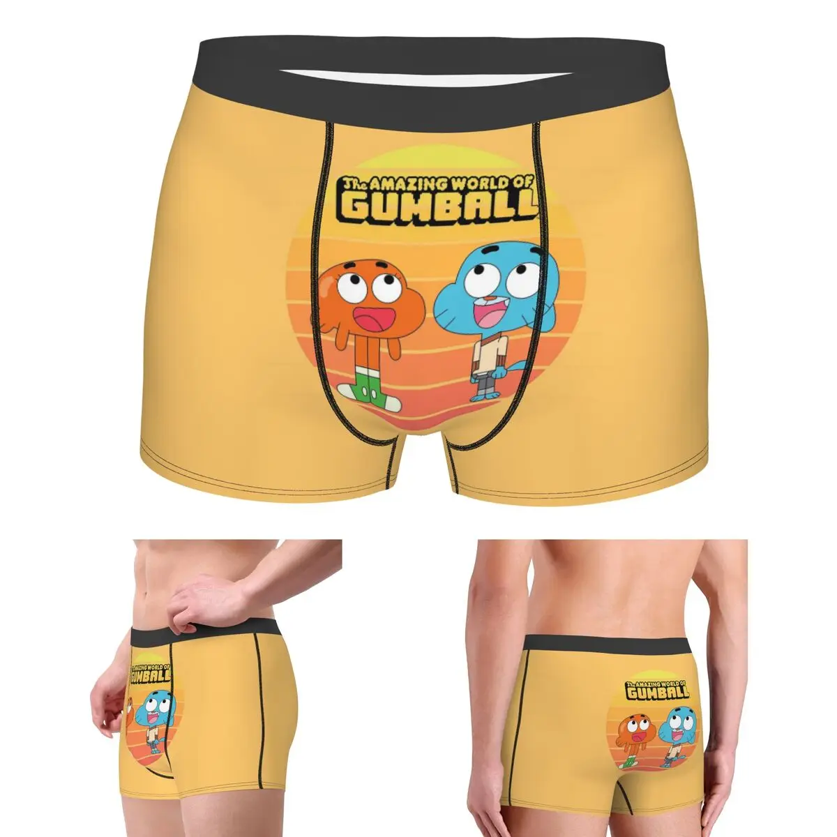 

Boxer Underpants Shorts The Amazing World Of Gumball Cartoon Panties Male Breathable Underwear for Homme Man Boyfriend Gifts