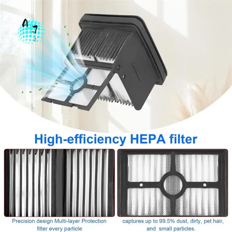 

A07F-For Dreame H12 Pro / H12 Dual Cordless Wet And Dry Vacuum Cleaner Roller Brushes HEPA Filters Replacement Parts