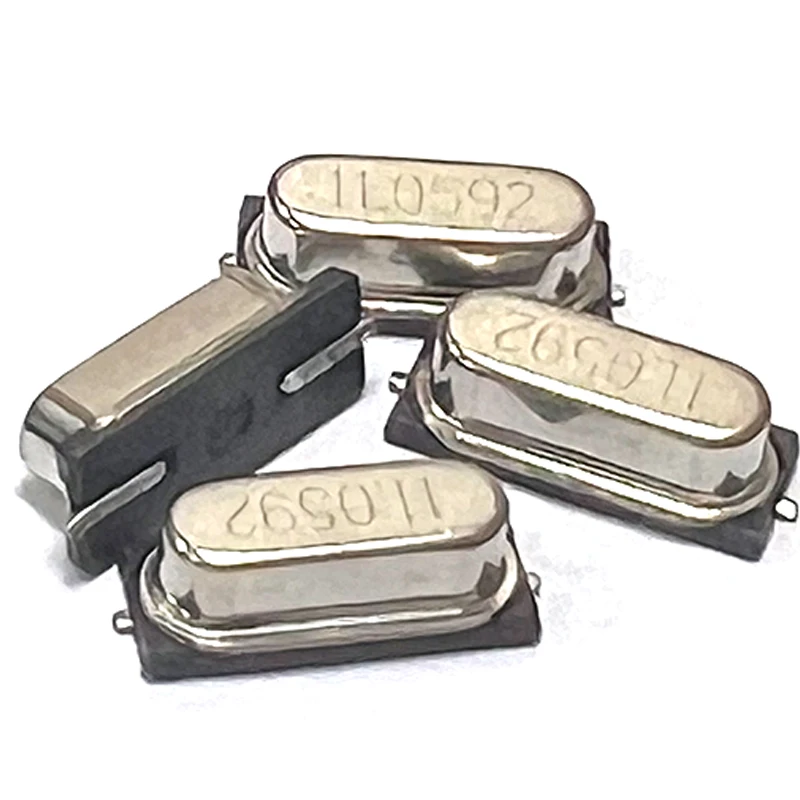 10pcs HC-49S HC49 SMD Quartz Crystal Resonator Passive Oscillator 24MHz 24M 24.000MHz