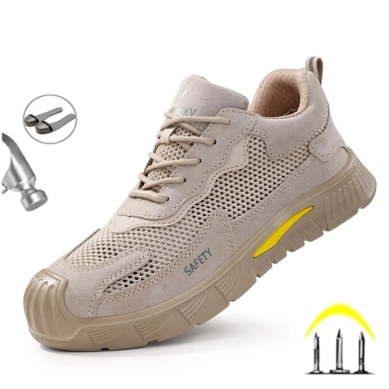 Insulation 10KV Indestructible Men Labor Protection Shoes Sneakers Breathable Wear-resistant Male Work Safety Boots Footwear