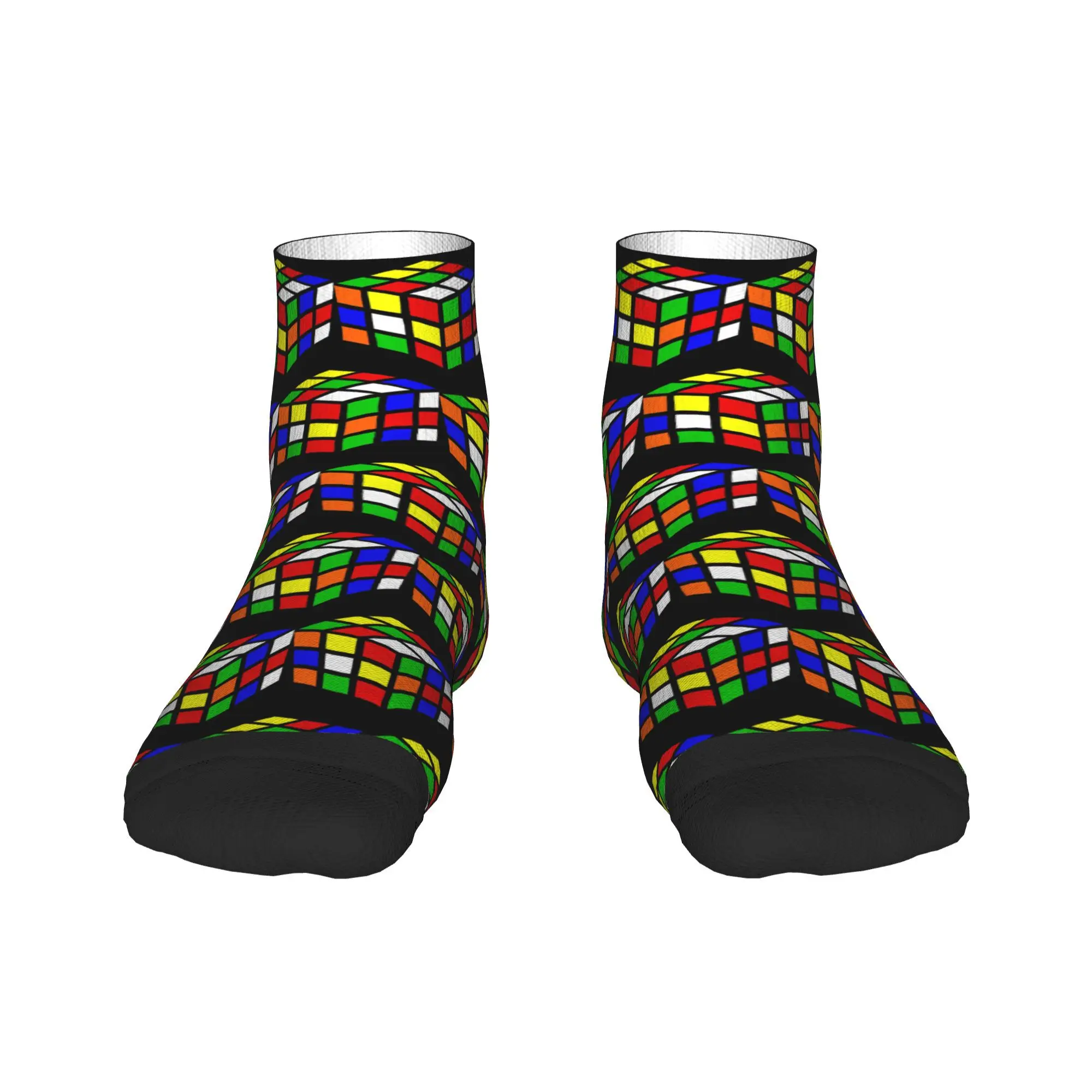 Magic Cube Socks Harajuku Sweat Absorbing Stockings All Season Socks Accessories for Unisex Birthday Present