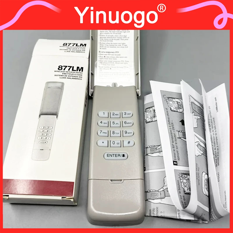 

877MAX Wireless Keypad Garage Door Opener