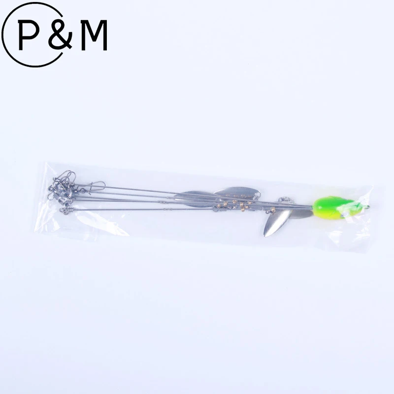 Alabama Rig Set Multi-Attack Lure Kit, Jig Head Hook Swivel Snap Connector, Freshwater Saltwater Fishing Lure Accessories