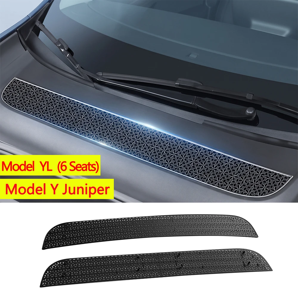 Car Air Conditioning Air Outlet Insect Cover Grille Filter Dust Net Protective Accessories For Tesla Model Y Juniper Model Y L