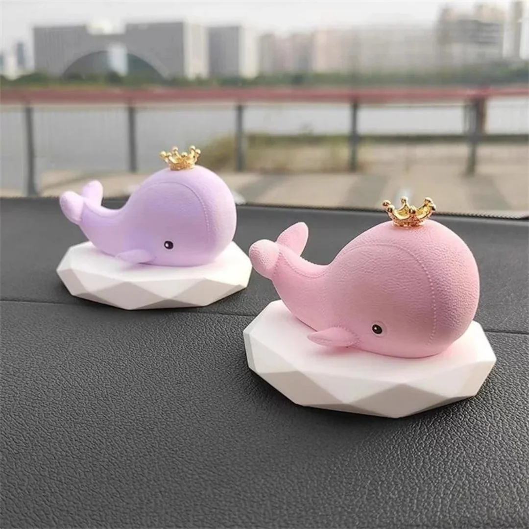 3D Whale Aromatherapy Wax Candle Decoration Silicone Mold DIY Animals Gypsum Plaster Crafts Car Ornament Resin Molds