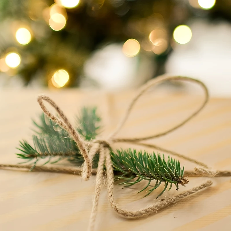 Natural Linen Cord Thick Twisted Rope Linen Rope Cordage For Crafts Gardening,Cat Scratching Posts Gift Wrapping Home