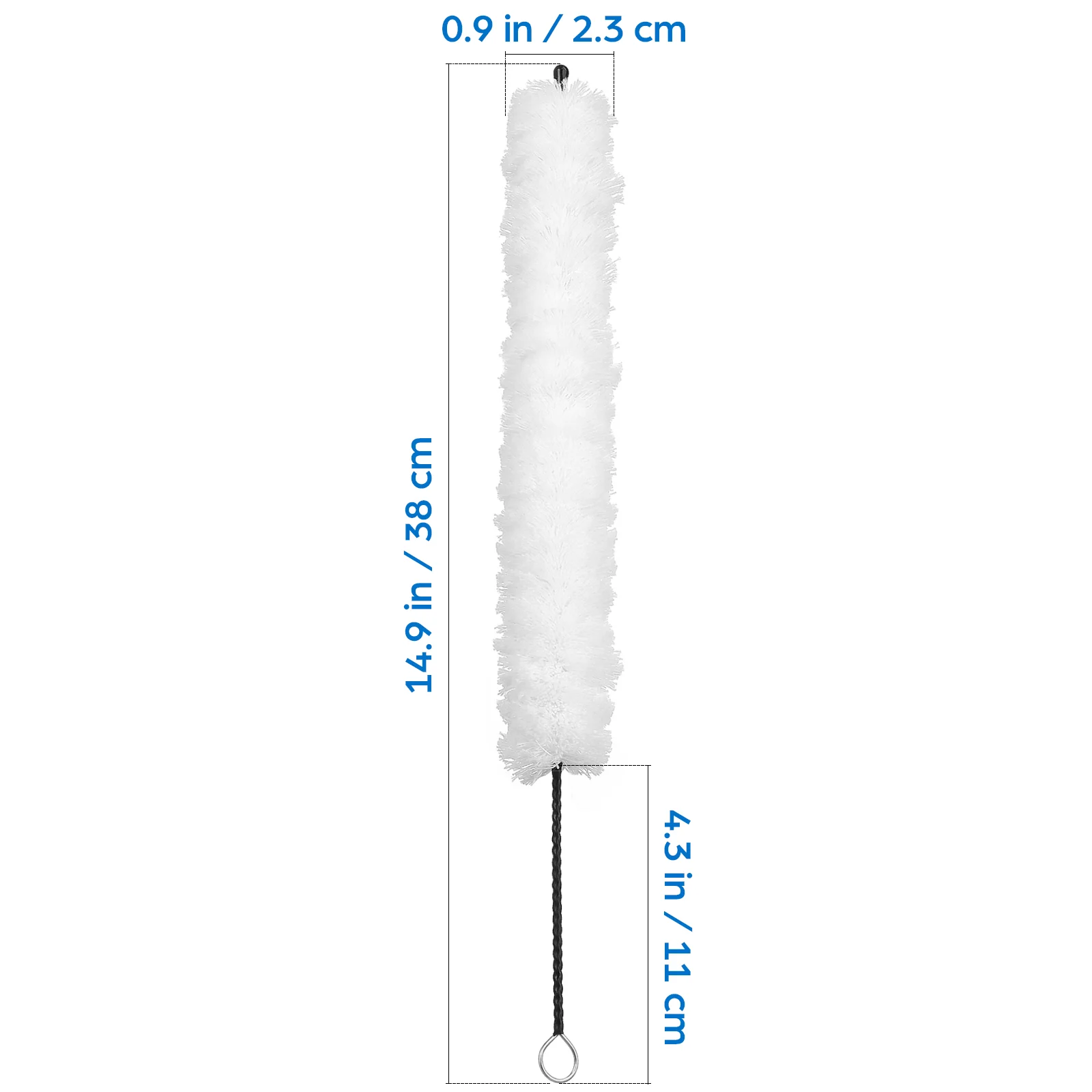 Flute Brush with Cleaning Head Musical White Cotton Cleaner Music Instrument Accessories Flute Accessories