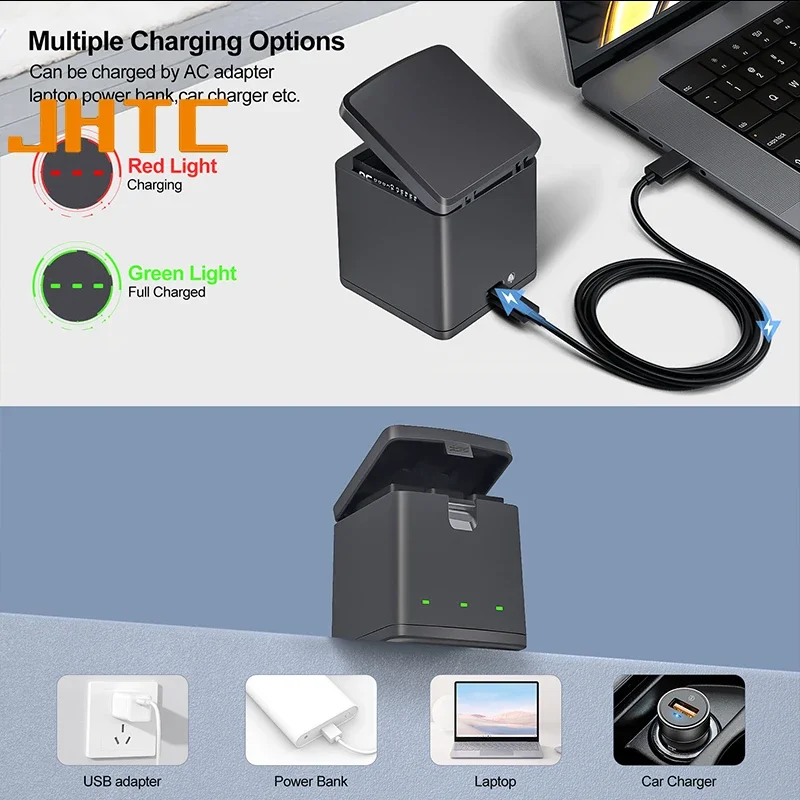 GoPro用バッテリー充電器,ヒーロー13ブラックバッテリー,スポーツカメラ,バッテリーアクセサリー