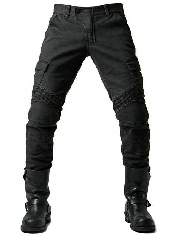 

Men's Motorcycle Jeans Reinforced Airflow Armor Jeans Stretch Slim Durable Jeans Tactical Heavy-Duty All-Season Pants