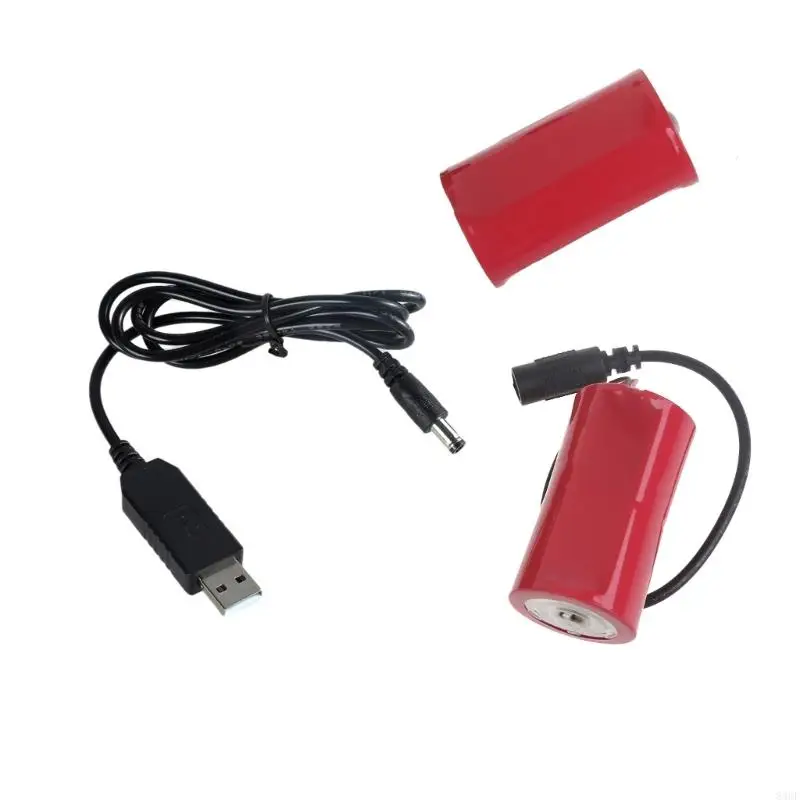 USB Power Converter Battery Eliminators USB 5V2A to 3V LR20 D Battery 83CF